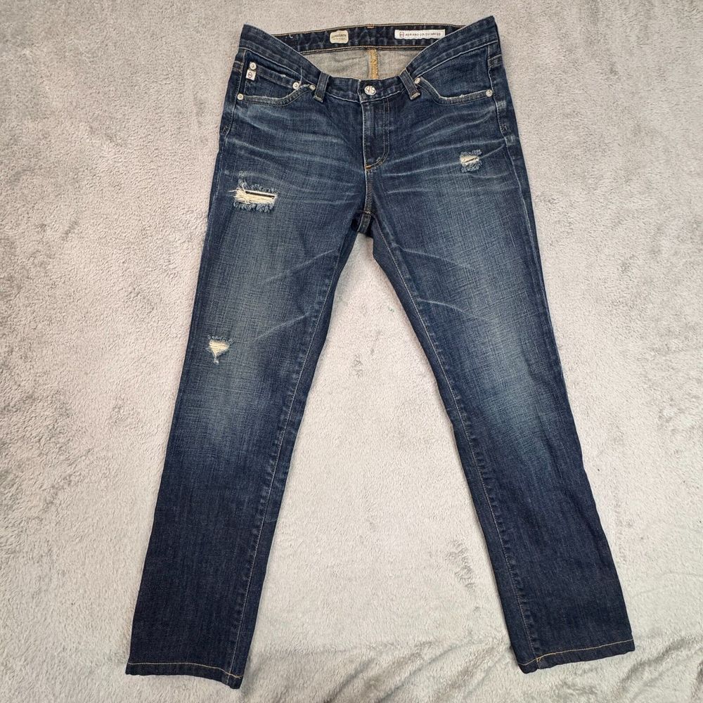 AG Adriano Goldschmied Women's Premier Skinny Straight Jeans‎ Size 30x27